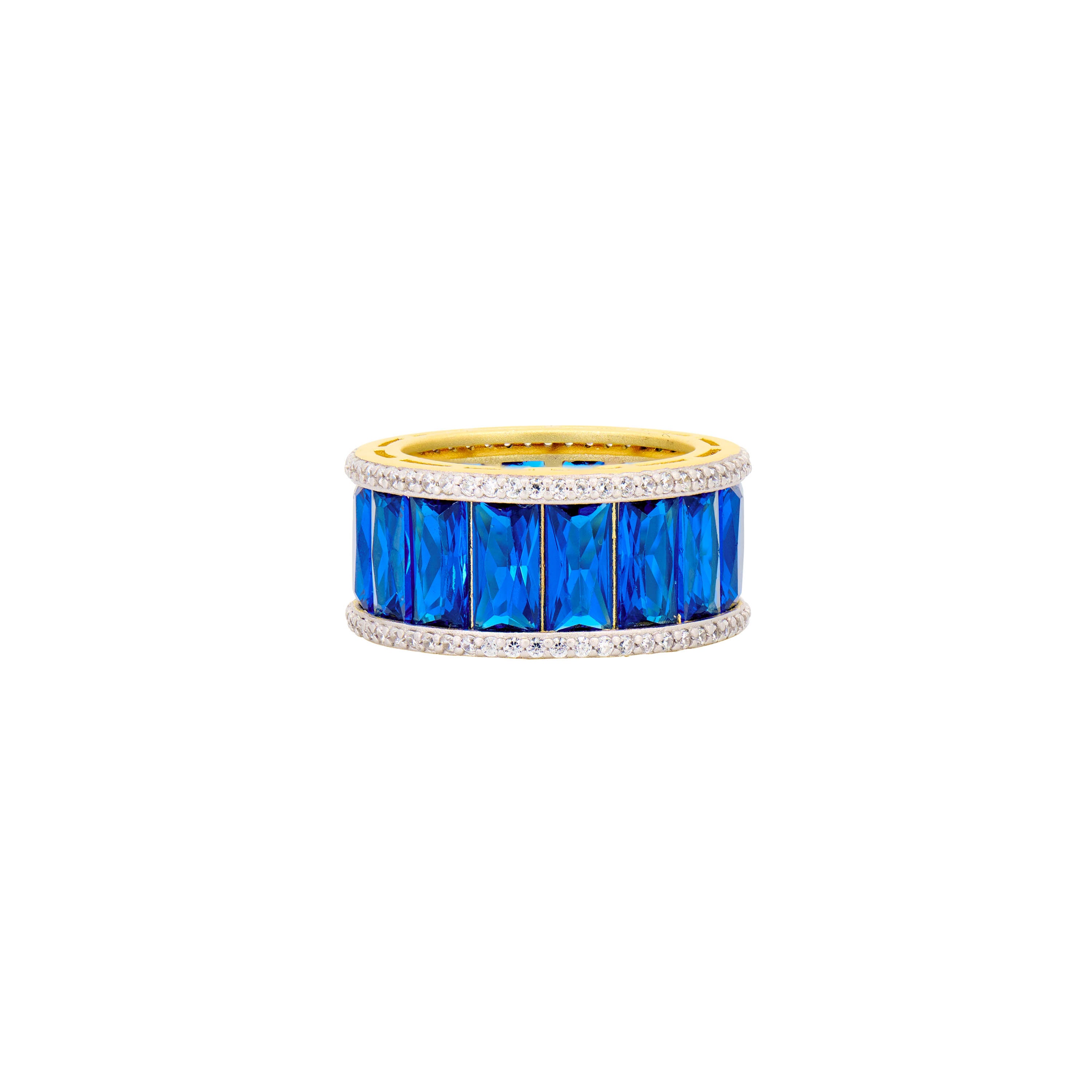 Midnight Tri-Tone Twilight Cigar Band Ring