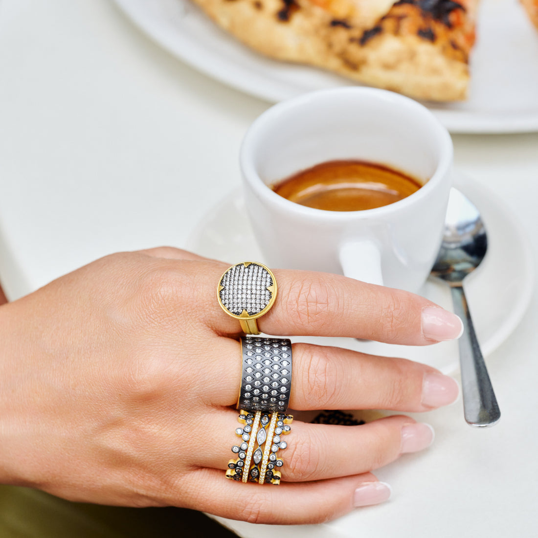 Signature Times Square Pavé Cocktail Ring