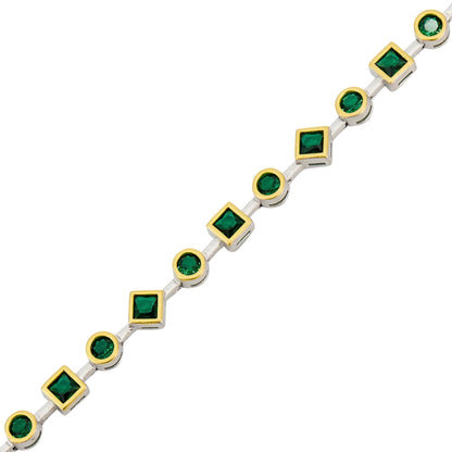 Midnight Mosaic Pavé Toggle Bracelet - FREIDA ROTHMAN