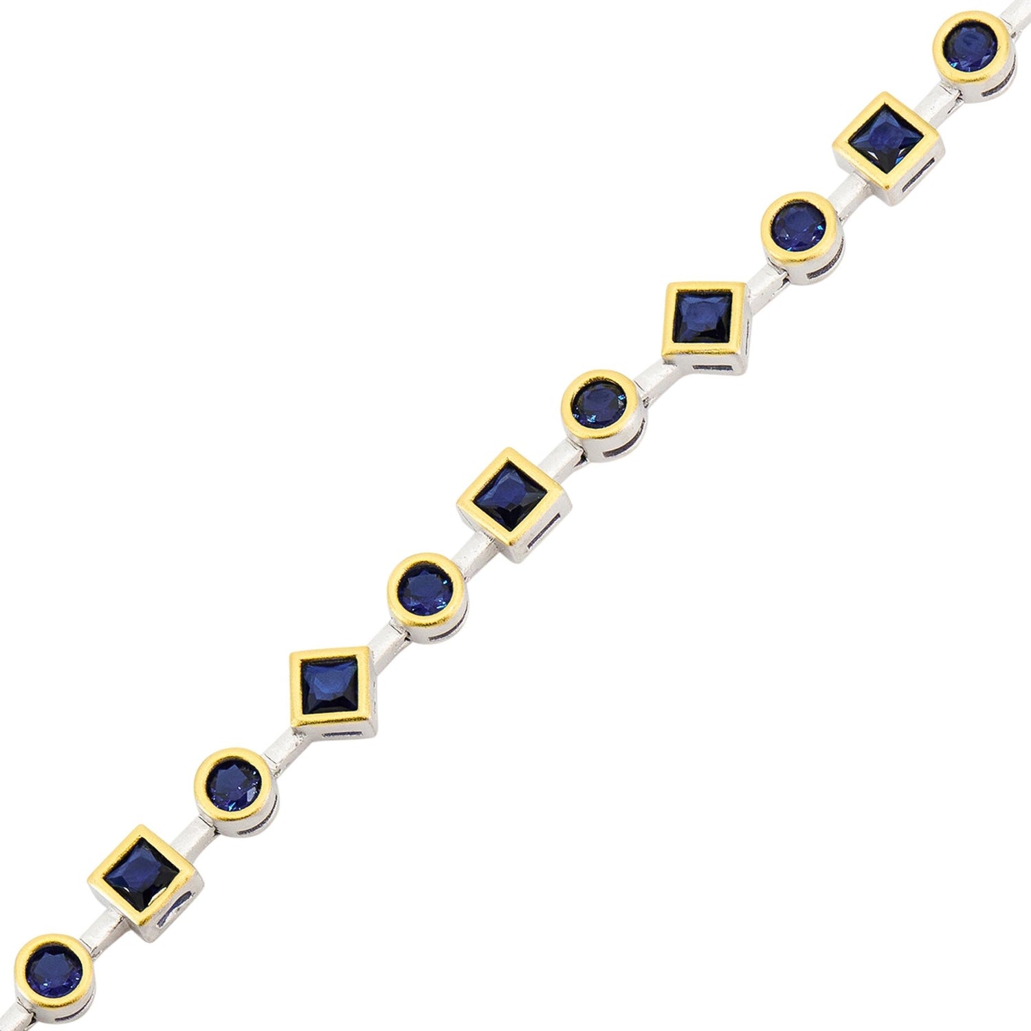 Midnight Mosaic Pavé Toggle Bracelet - FREIDA ROTHMAN