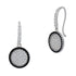 Industrial Finish Pavé Grit Fish Hook Earrings - FREIDA ROTHMAN