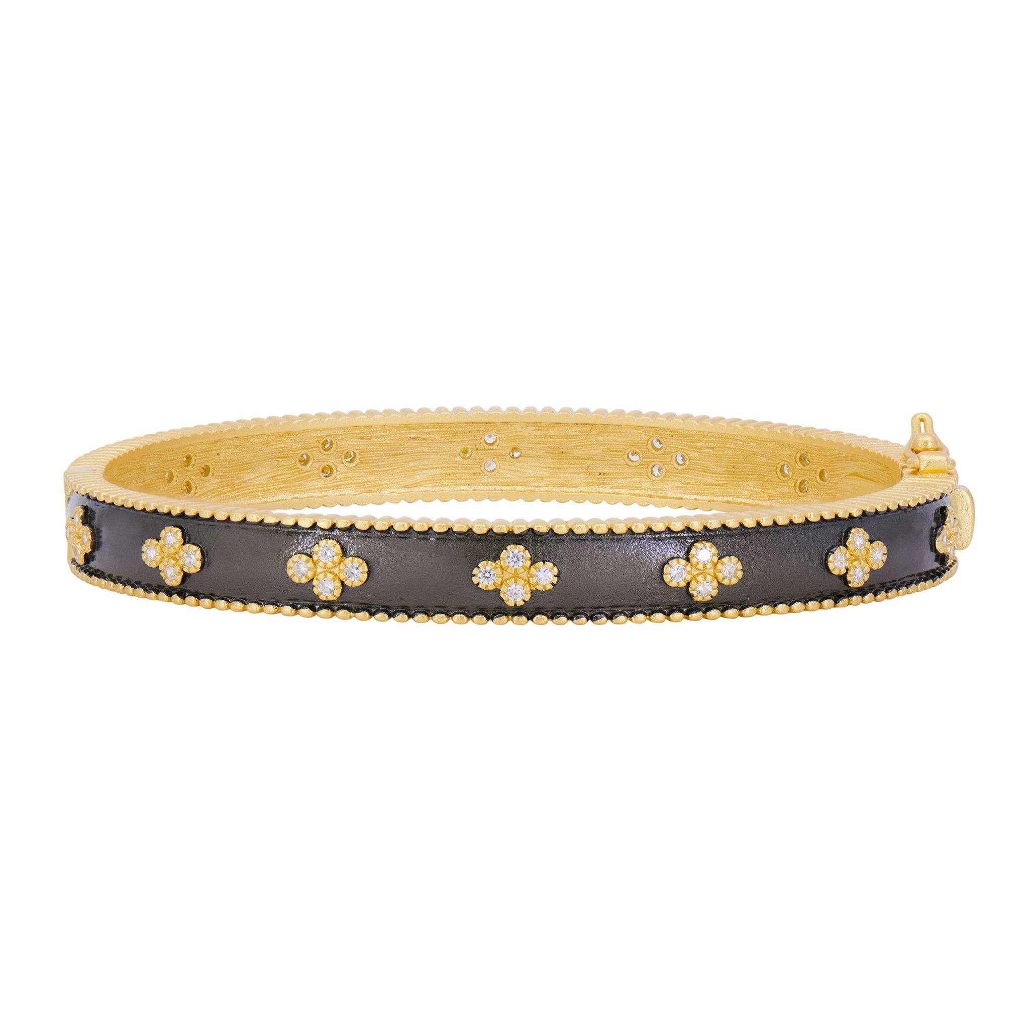 A Clover Stackable Hinge Bracelet - FREIDA ROTHMAN