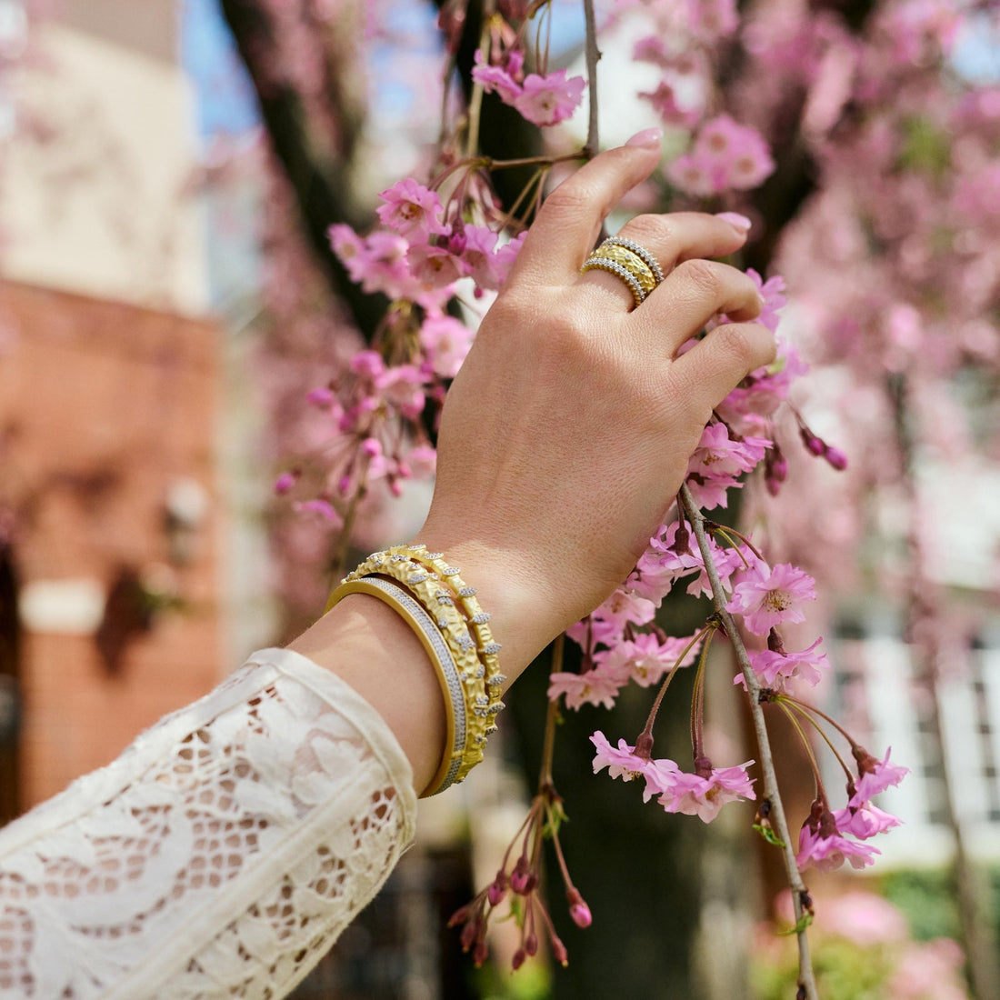 Petals in Bloom 2-Stack Bracelets - FREIDA ROTHMAN