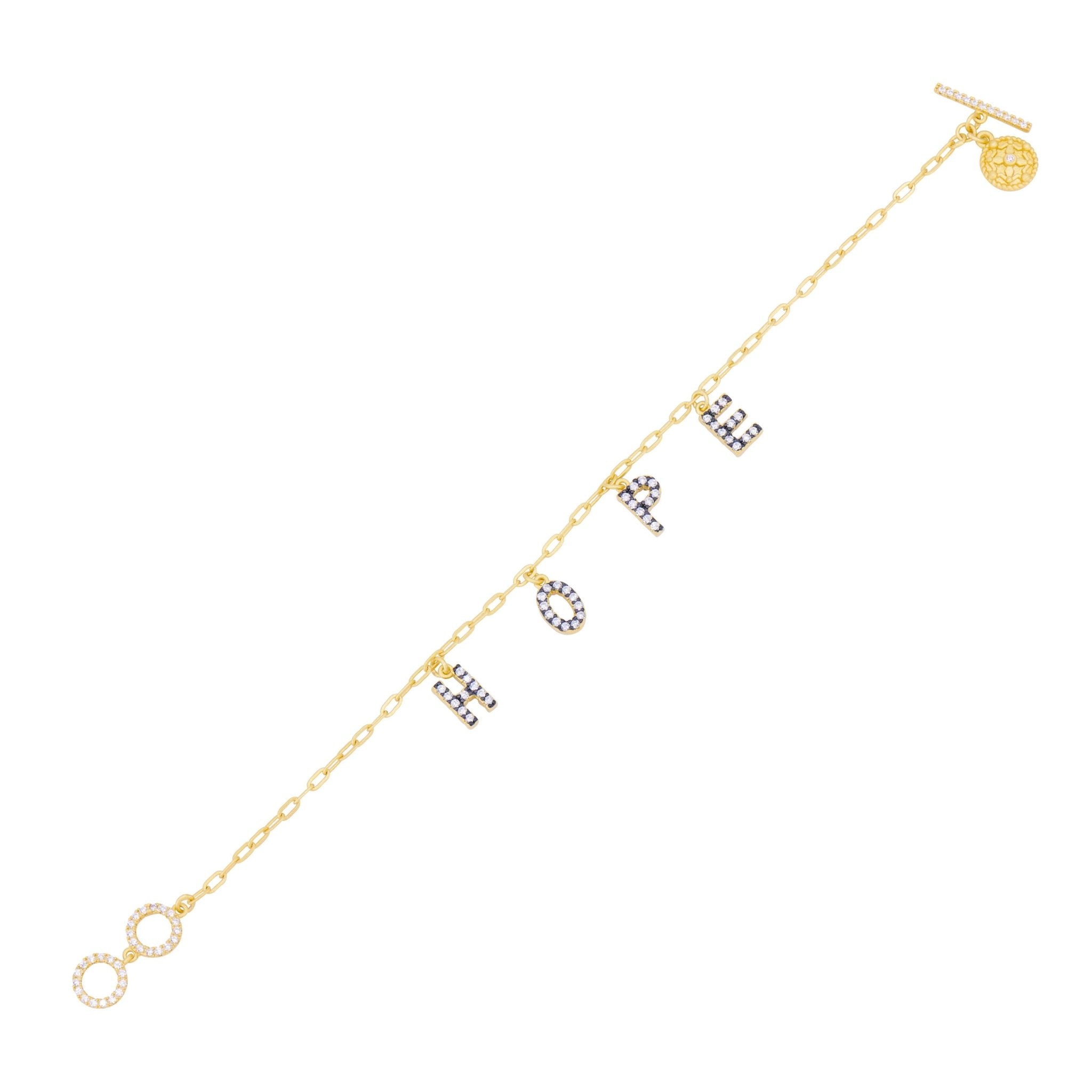 FR Sentiments HOPE Charm Chain Bracelet - FREIDA ROTHMAN