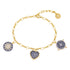 FR Sentiments Heart Token Charms Bracelet - FREIDA ROTHMAN