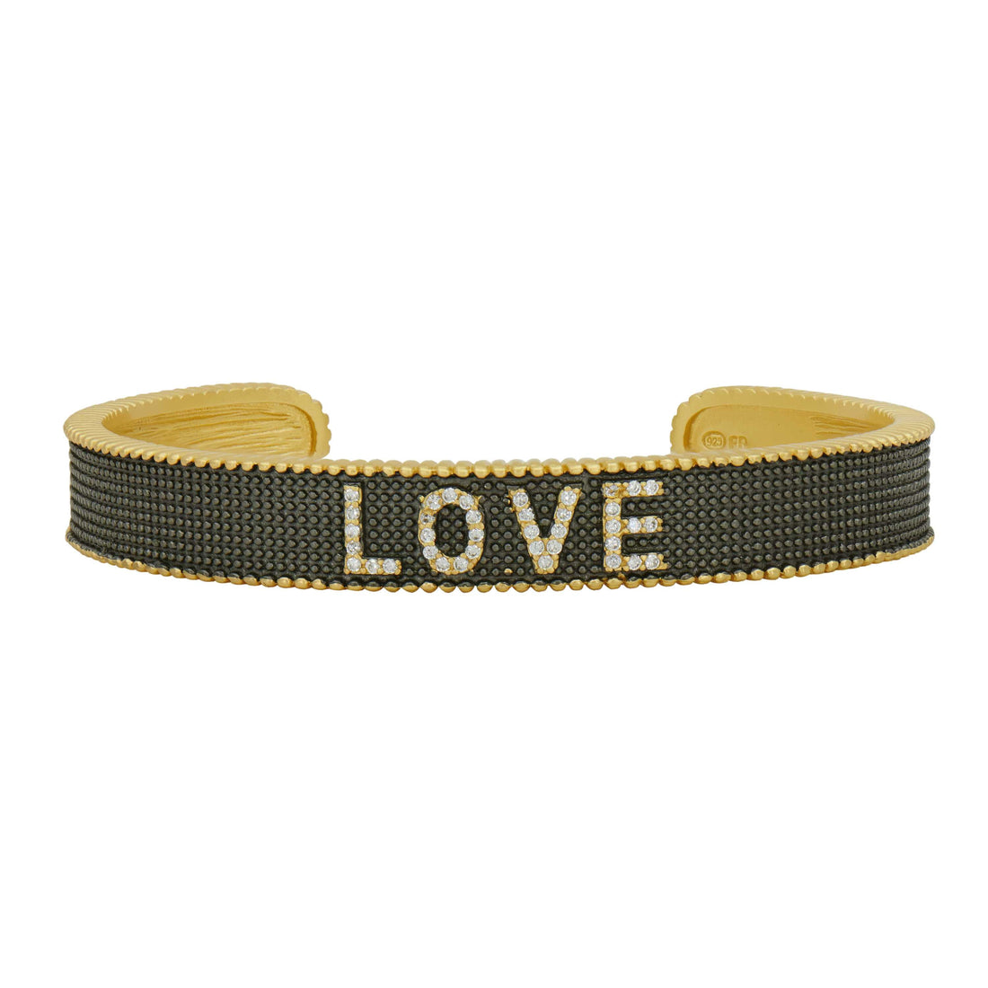 GoldandBlack Love Cuff Women of Strength BRACELET