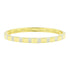 14KGoldandPlatinumonSterlingSilver Sleek Pavé Hinge Bangle Radiance BRACELET