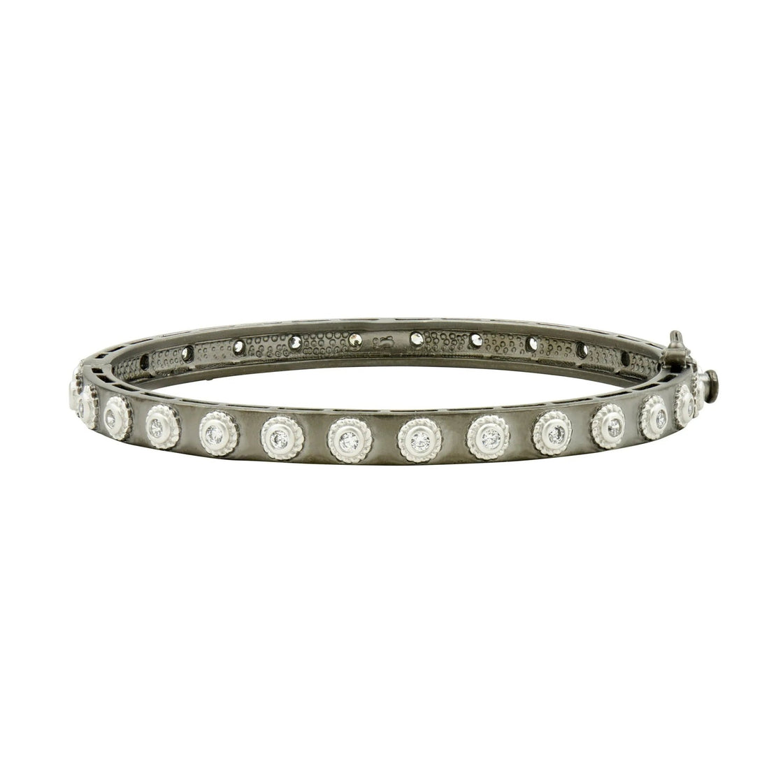 Studded Eternity Hinge Bangle - FREIDA ROTHMAN