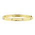 14KGoldandPlatinumonSterlingSilver Your Shining Moment Hinge Bangle Radiance BRACELET