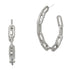  Coastal Chain Link Hoop Earring Industrial Finish EARRING