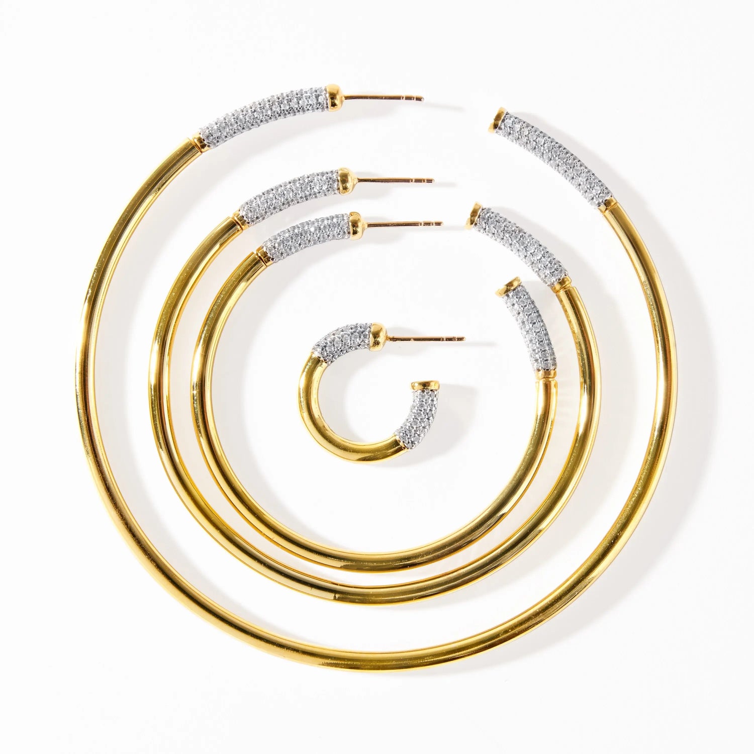  FREIDA ROTHMAN Miss Modern Sleek Hoop Earrings FREIDA ROTHMAN EARRING