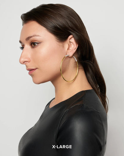  FREIDA ROTHMAN Miss Modern Sleek Hoop Earrings FREIDA ROTHMAN EARRING