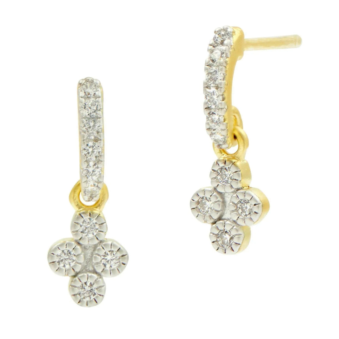 Visionary Fusion Petite Clover Earrings - FREIDA ROTHMAN