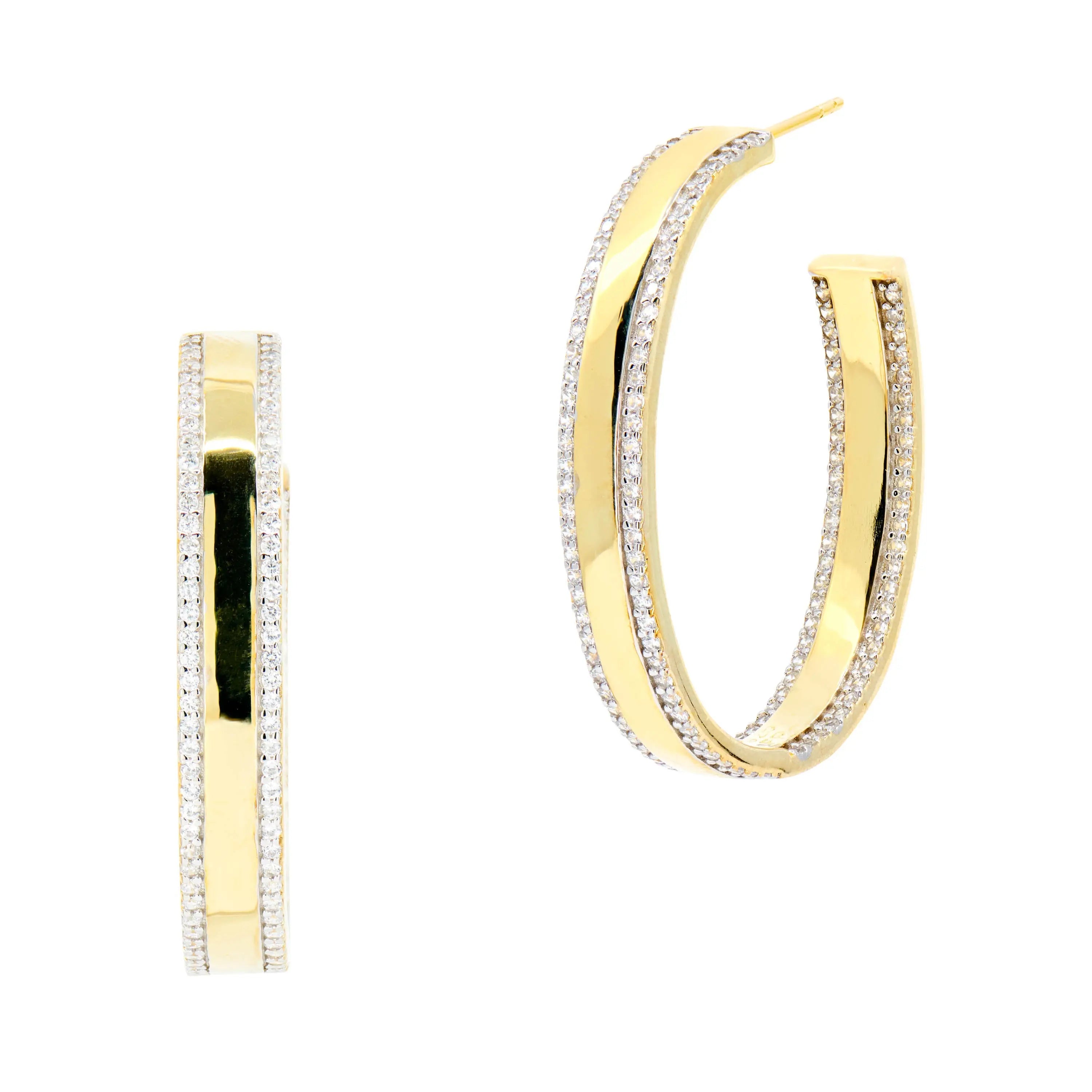 Western Yellow Half Hoop Earring – Priyaasi