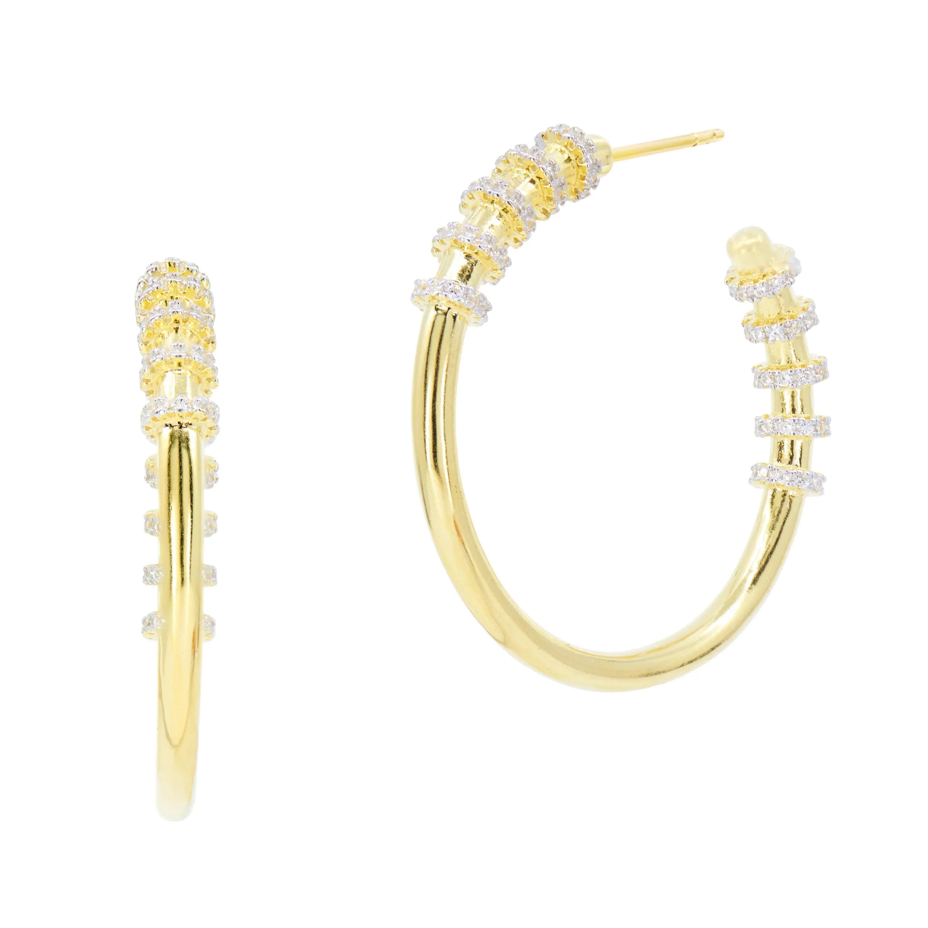  Sparkling Reflections Hoop Earrings Radiance EARRING