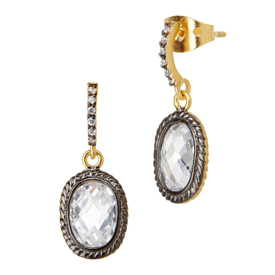 Pav Raindrop Earrings - FREIDA ROTHMAN