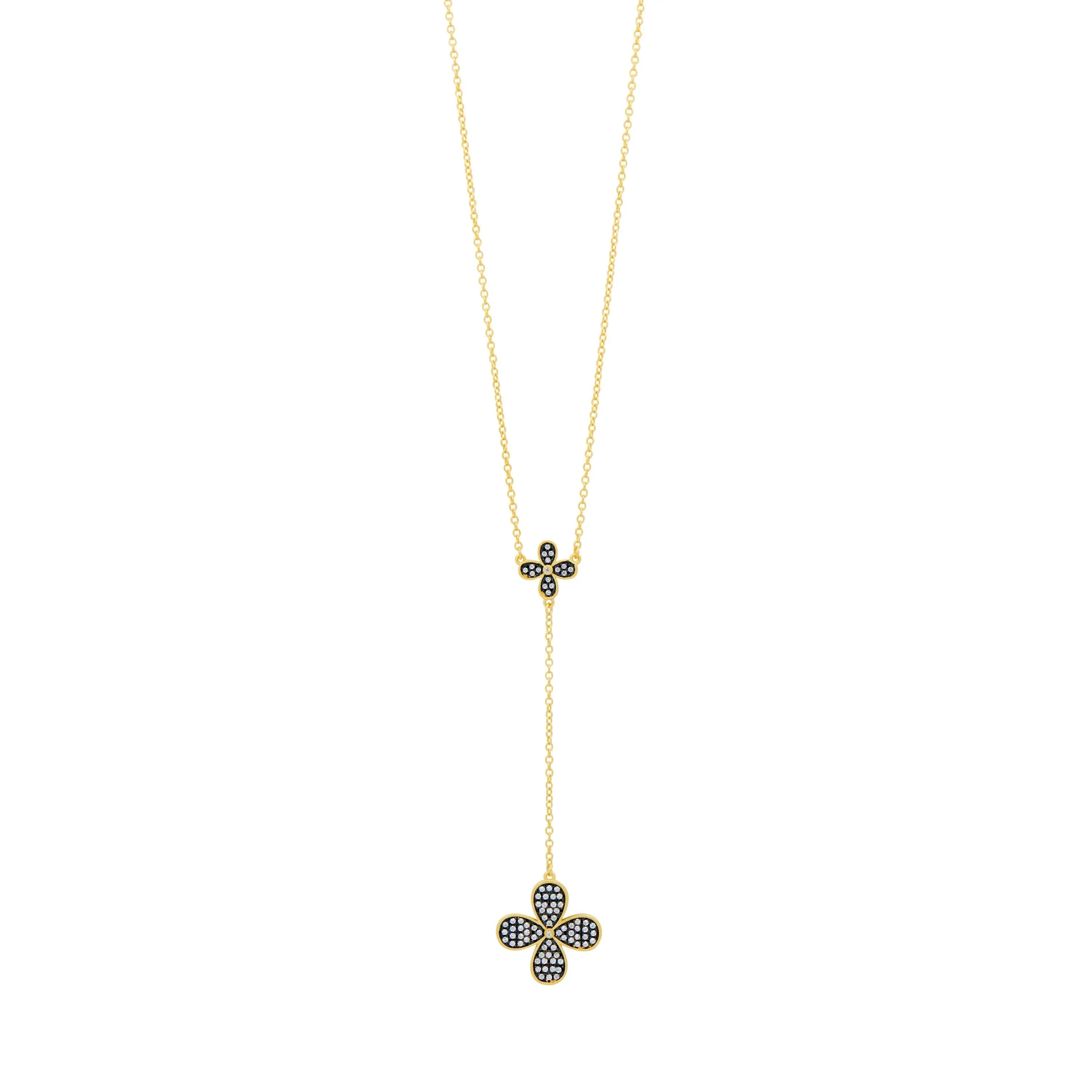  Blossoming Brilliance Lariat Necklace Signature NECKLACE