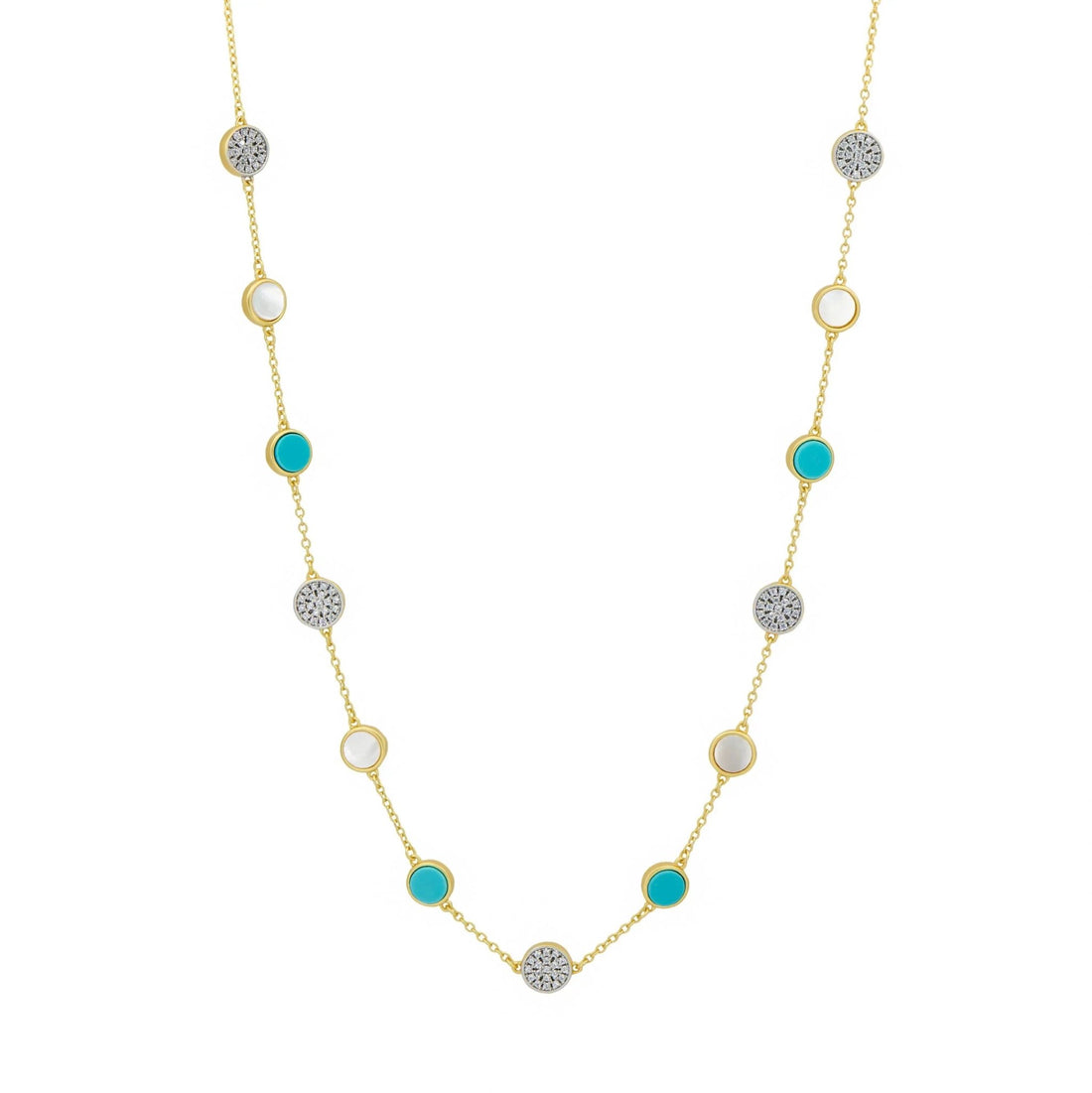 Coastal Disc Necklace - FREIDA ROTHMAN