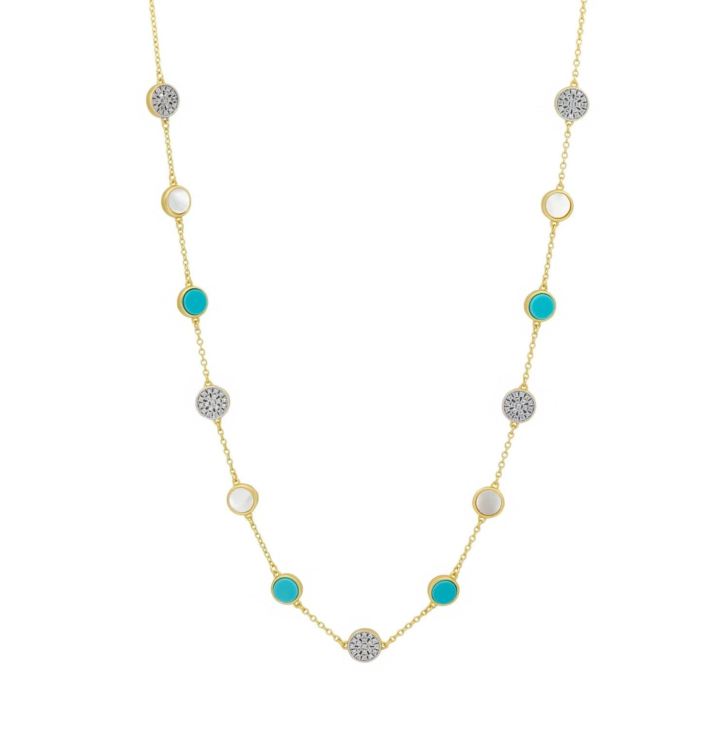 Coastal Disc Necklace - FREIDA ROTHMAN