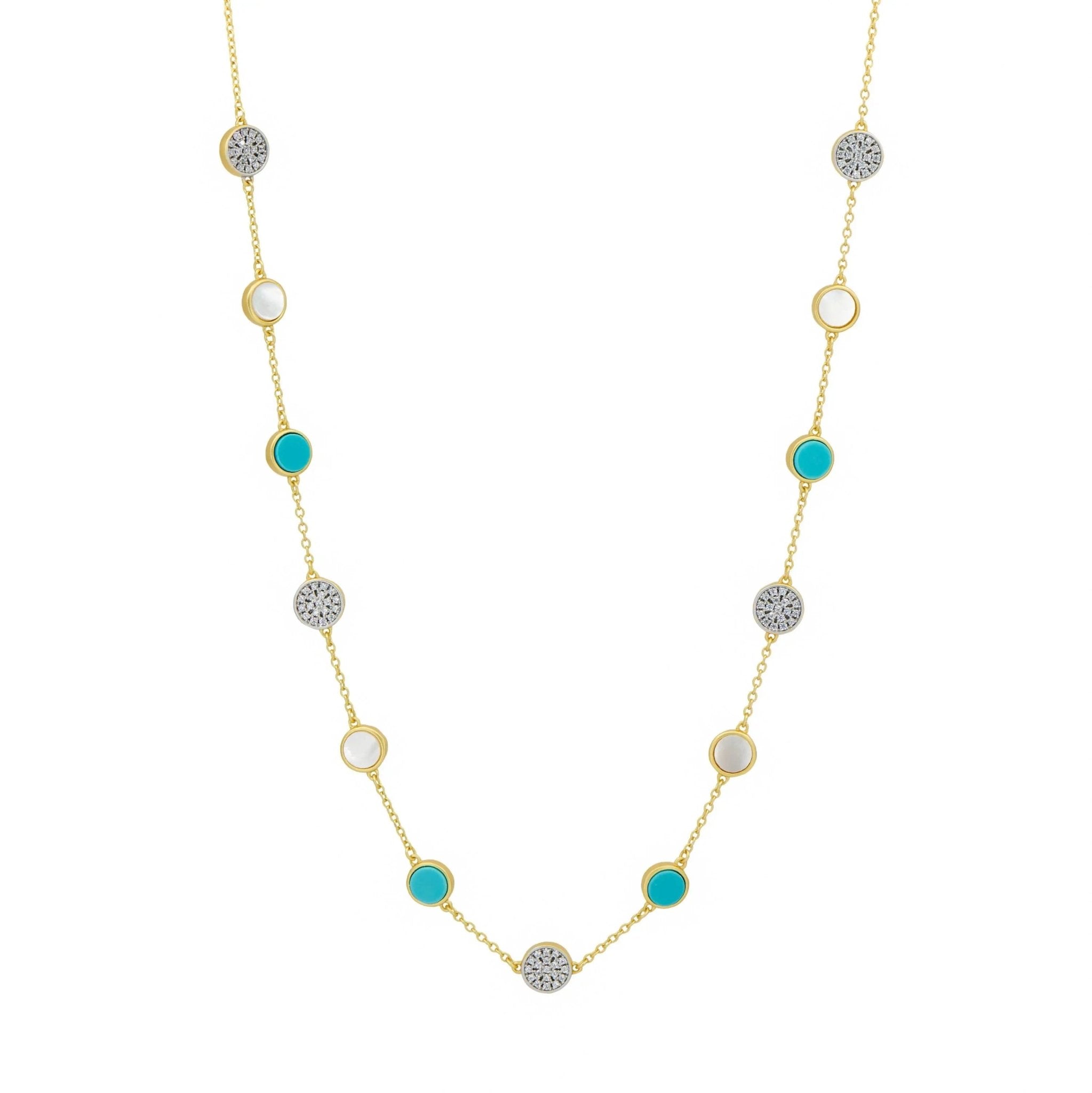 Coastal Disc Necklace - FREIDA ROTHMAN