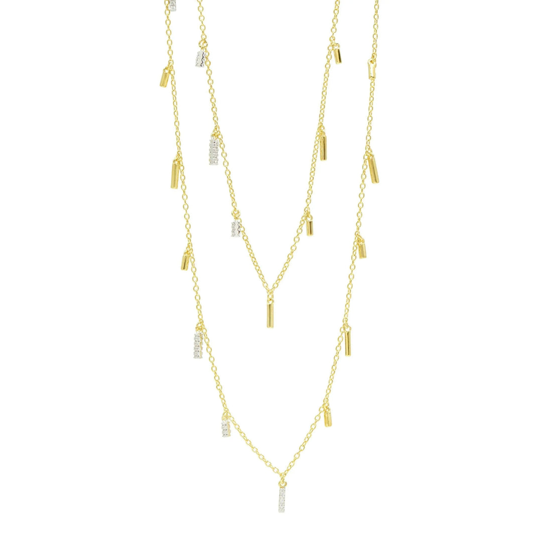 Radiance 60&quot; Droplet Station Necklace - FREIDA ROTHMAN