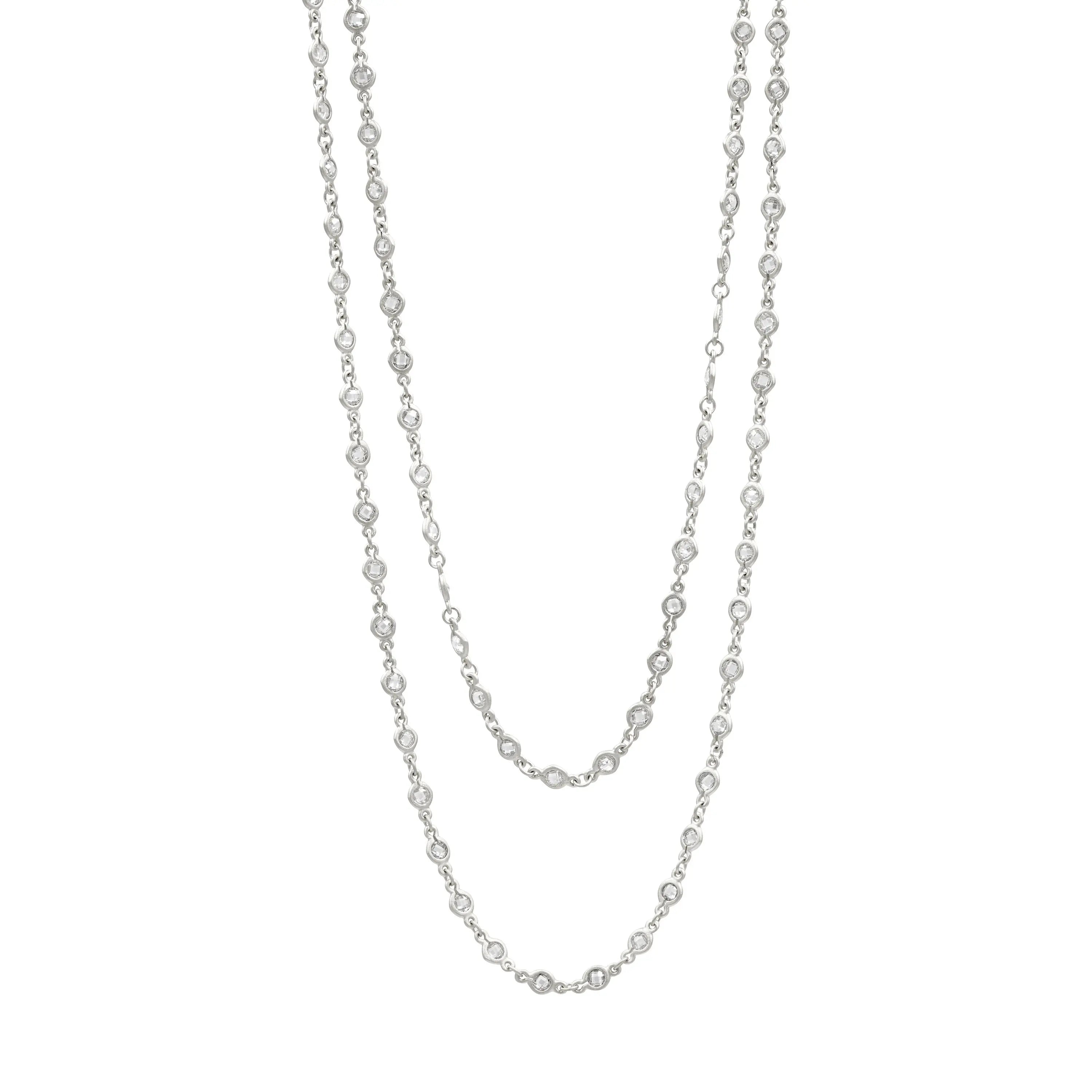 Faceted Stones Wrap Chain Necklace – FREIDA ROTHMAN