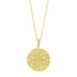 Fleur Bloom EMPIRE Circular Ring Pendant Necklace - FREIDA ROTHMAN