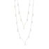 Radiance 60" Droplet Station Necklace in Silver - FREIDA ROTHMAN