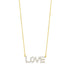 GoldSilver Sparkling Love Necklace Women of Strength NECKLACE