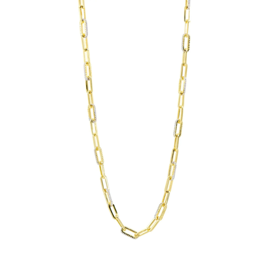 Sparkling Reflections Chain Necklace - FREIDA ROTHMAN