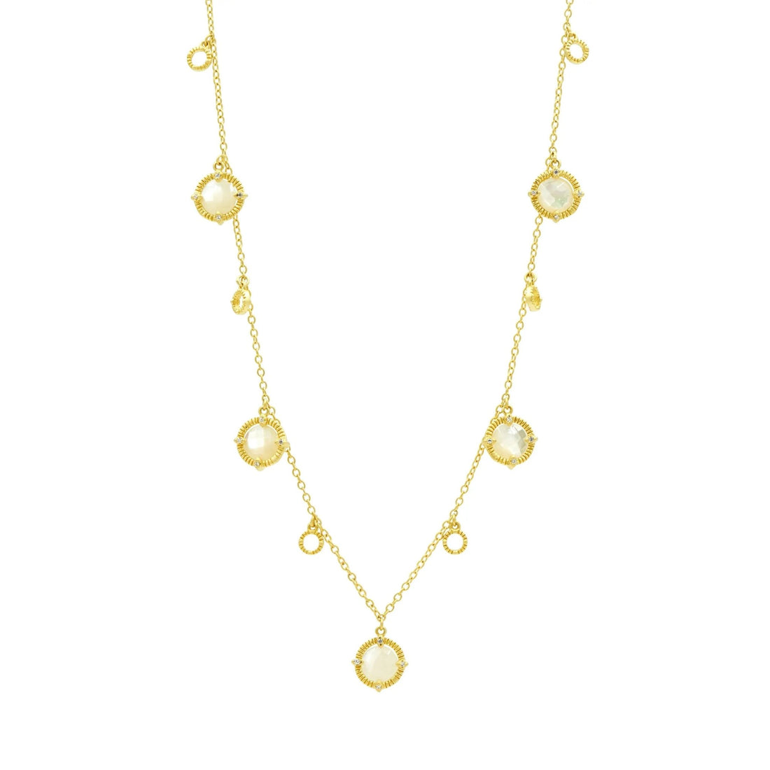 Stone Droplet Necklace - FREIDA ROTHMAN