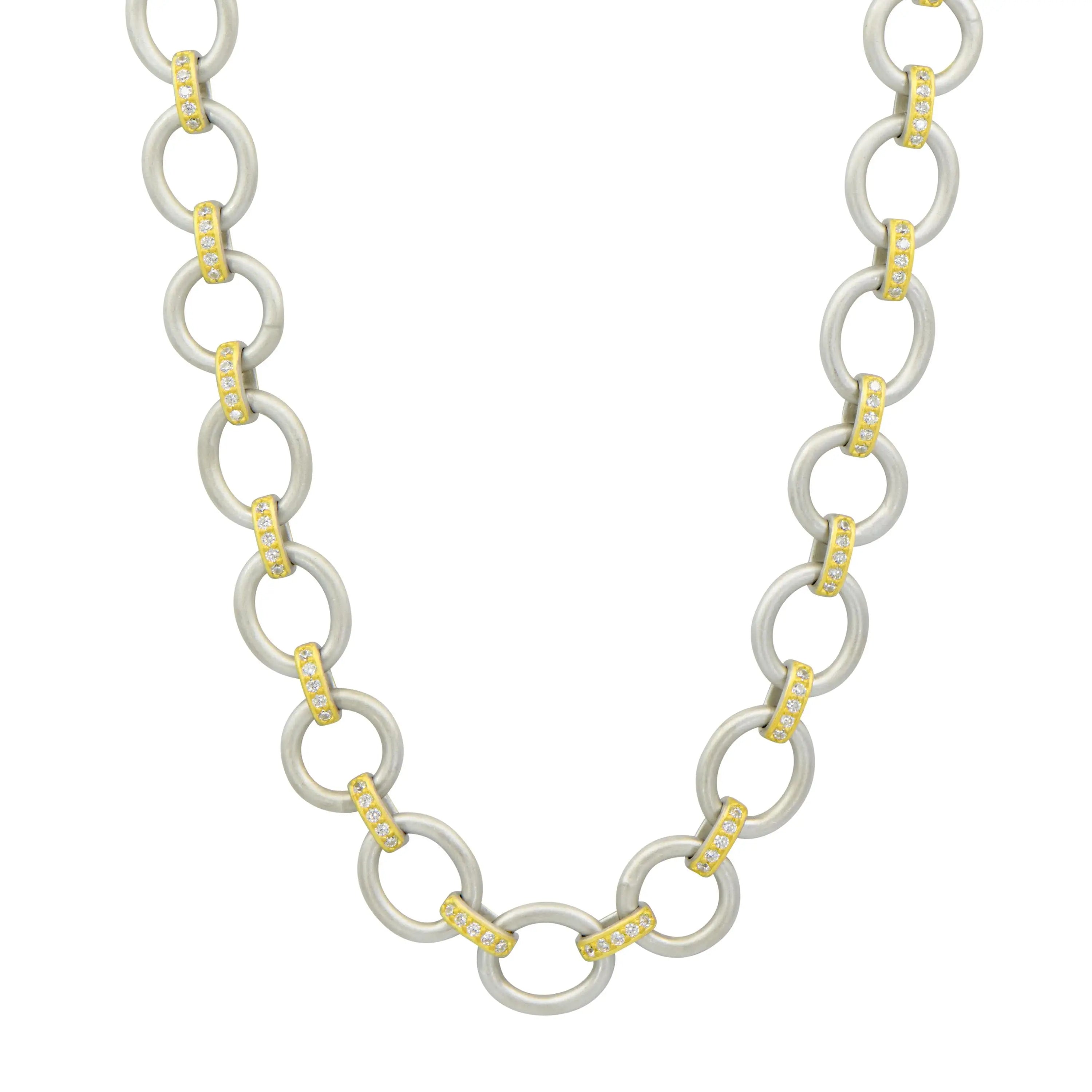 The Perfect Chunky Mixed Metal Link Necklace – FREIDA ROTHMAN