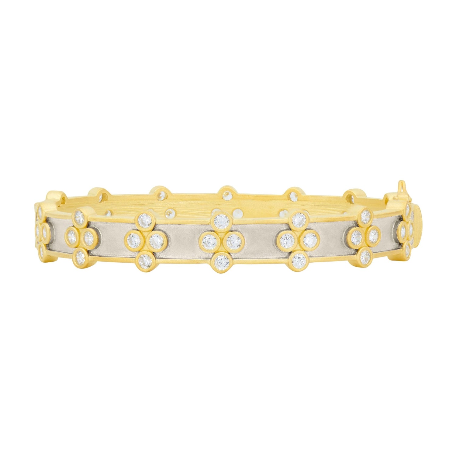 Signature Brooklyn in Bloom Clover Hinge Bangle - FREIDA ROTHMAN