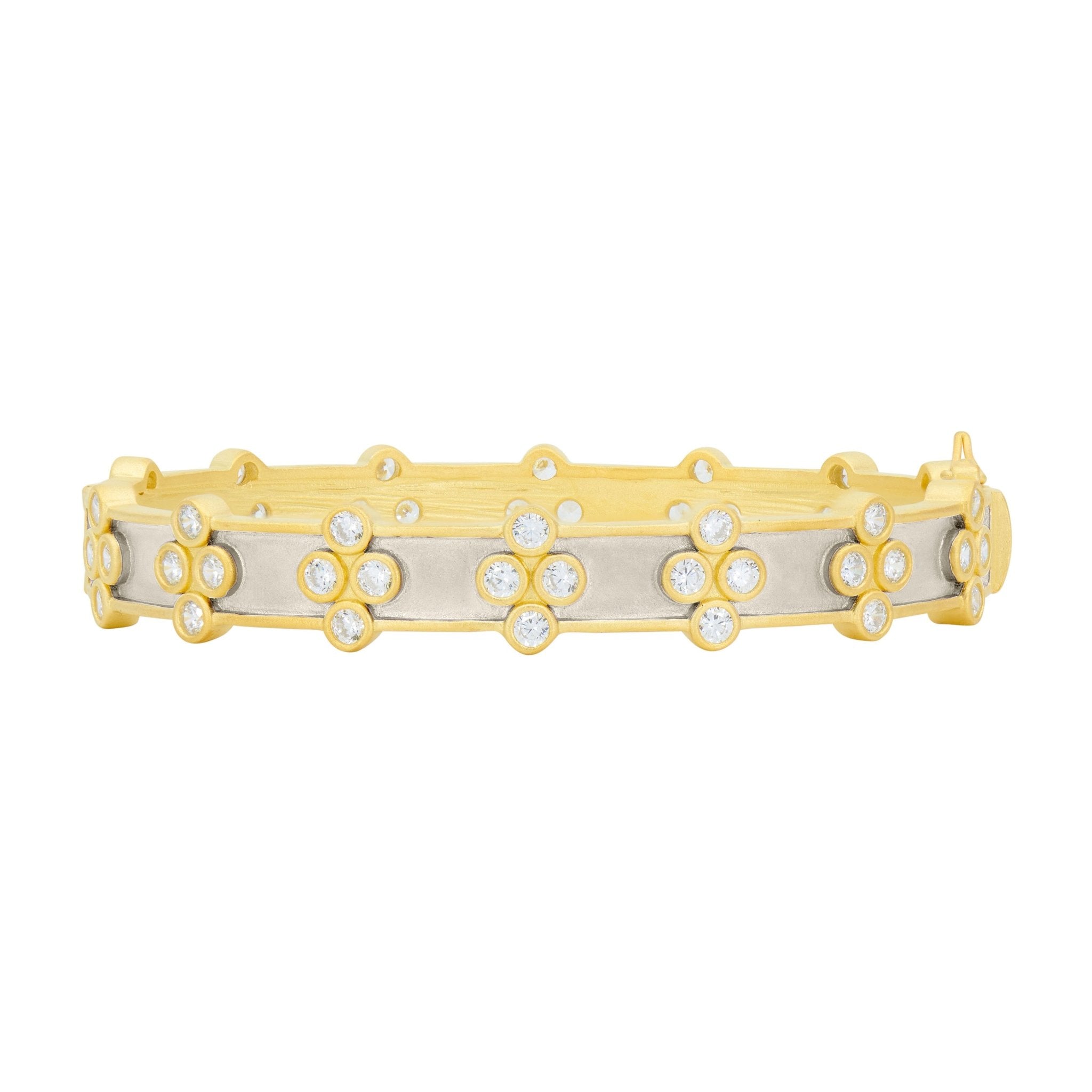 Signature Brooklyn in Bloom Clover Hinge Bangle - FREIDA ROTHMAN