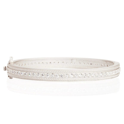 Pav Row Hinge Bangle - FREIDA ROTHMAN