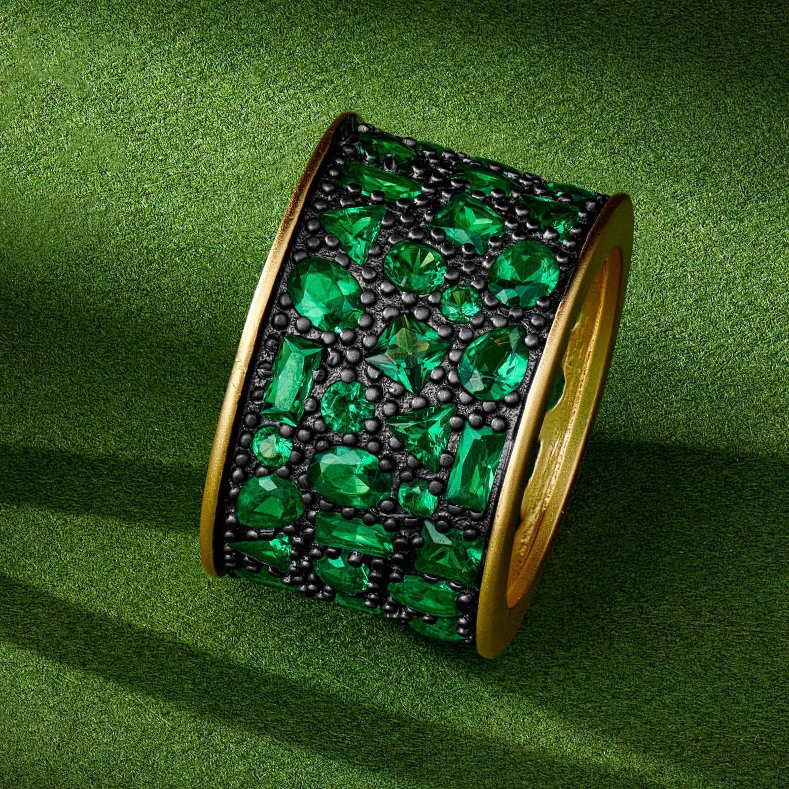 Midnight Emerald Cigar Band - FREIDA ROTHMAN