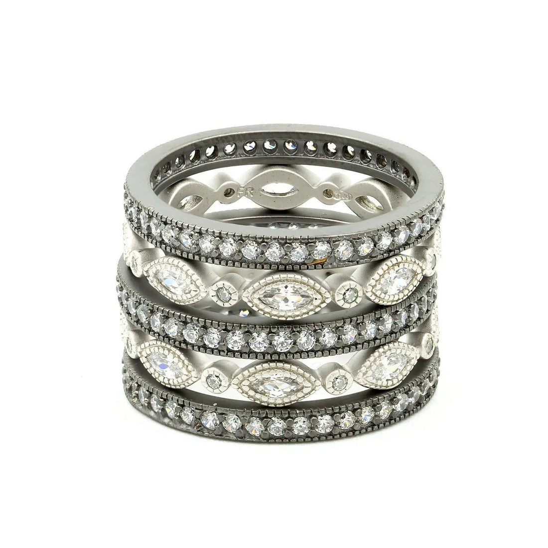 Signature Marquise Eternity 5-Stack - FREIDA ROTHMAN