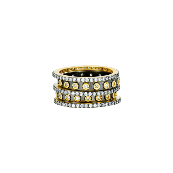 Diamond Stacking Statement Ring in 14K Two Tone Gold – JG Kronenberger Fine  Jewelry