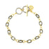 Tow - Tone Chain Link Bracelet - FREIDA ROTHMAN