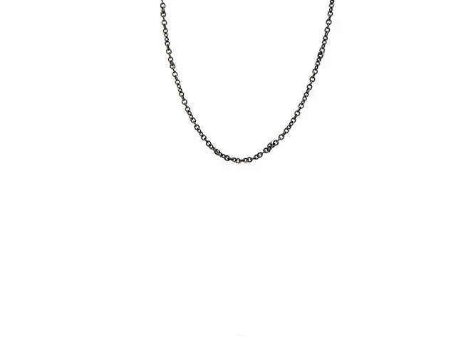  Plain Black Chain FREIDA ROTHMAN NECKLACE