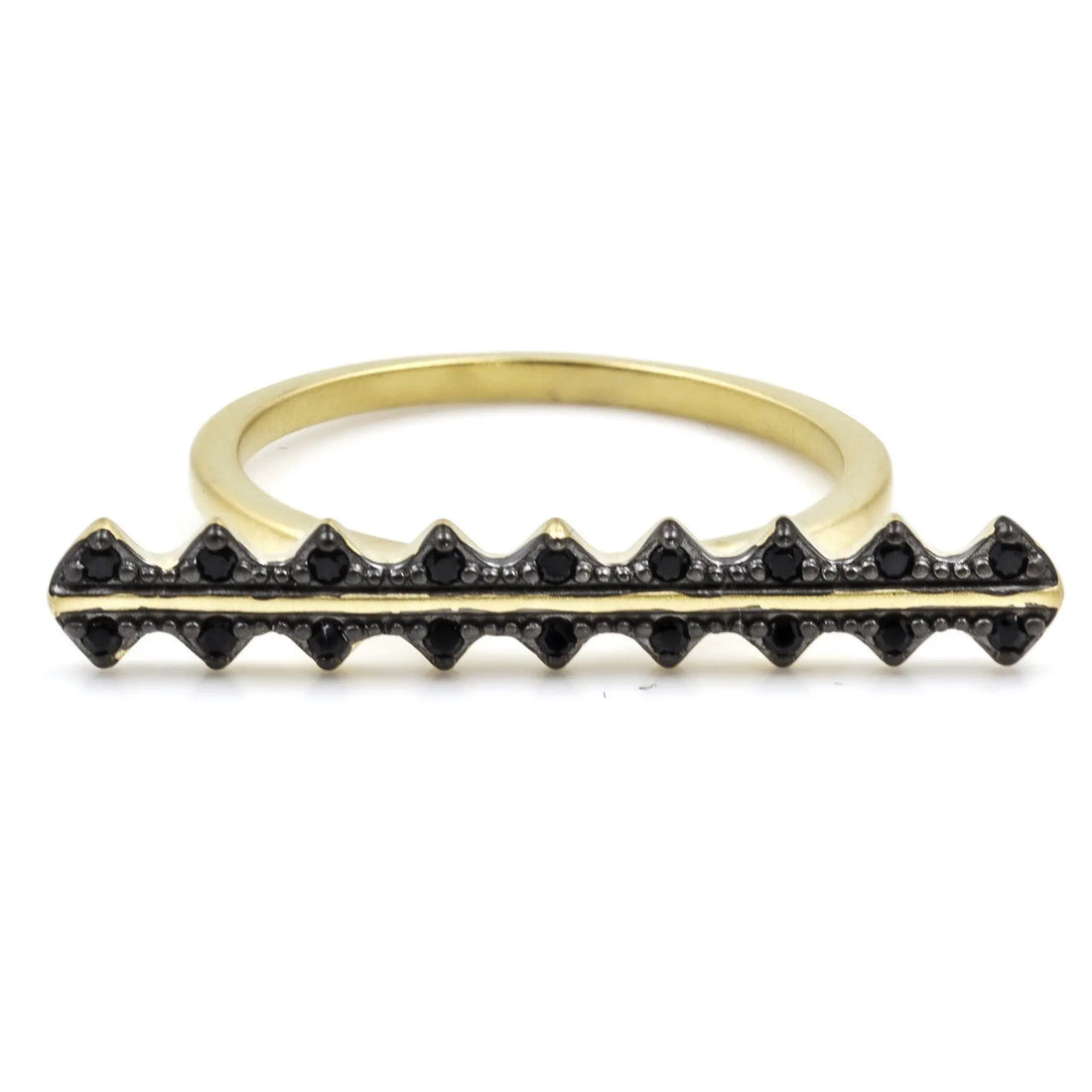 Harlequin Edge Ring - FREIDA ROTHMAN